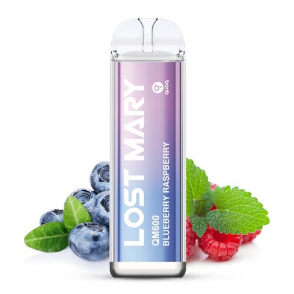 Lost Mary - QM600 Einweg E-Zigarette - Blueberry Raspberry 20mg/ml