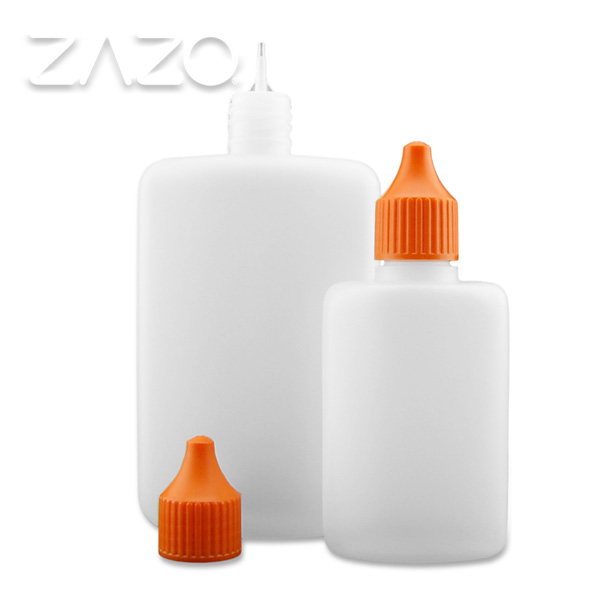 ZAZO Leerflasche - 125ml Oval aus HDPE