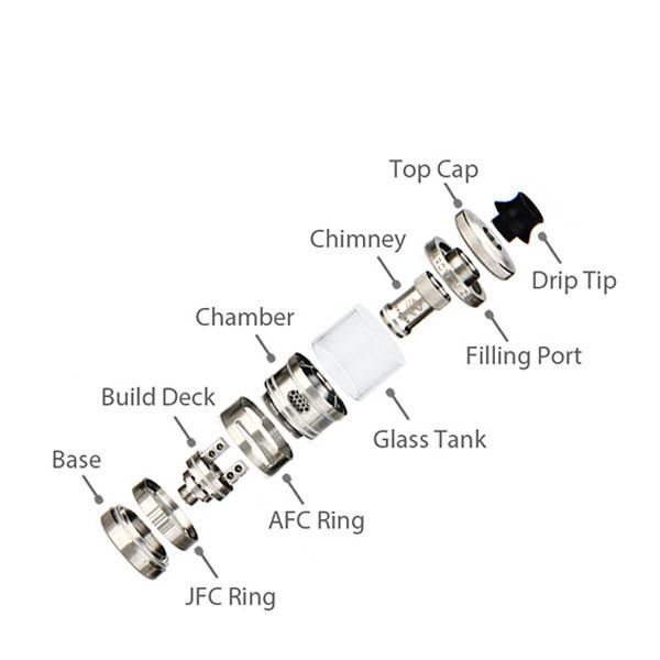 Steam Crave Aromamizer Supreme RDTA v2 Selbstwickler Tank