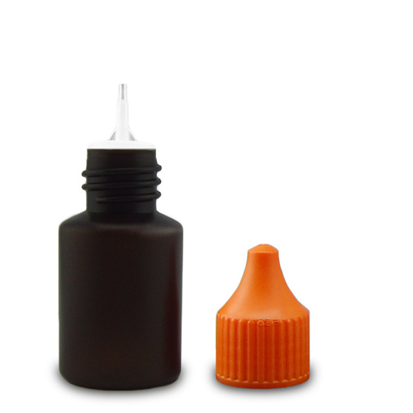 ZAZO Leerflasche braun - 20ml aus HDPE