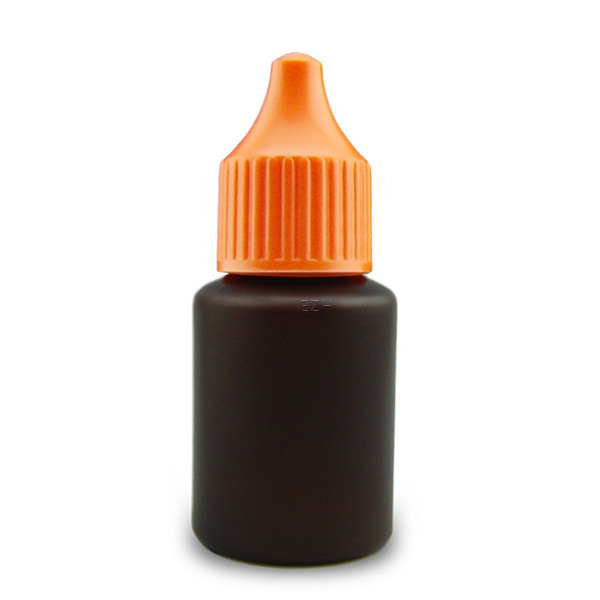 ZAZO Leerflasche braun - 20ml aus HDPE