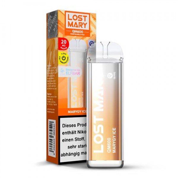 Lost Mary - QM600 Einweg E-Zigarette - Marygy Ice 20mg/ml