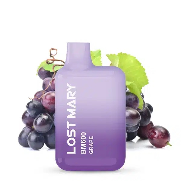 Lost Mary - BM600 CP Einweg E-Zigarette - Grape 20mg/ml