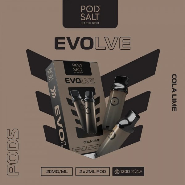 2x Pod Salt Evolve Prefilled Pod - Cola Lime 20mg