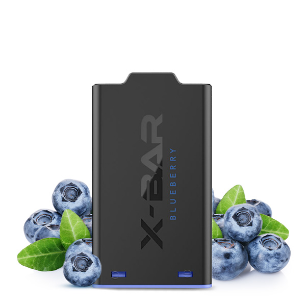 1x X-Shisha by X-Bar Prefilled Pod - Blueberry 0mg/ml