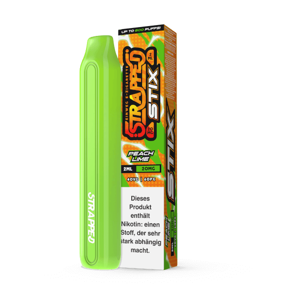 Strapped STIX - Peach Lime Einweg E-Zigarette