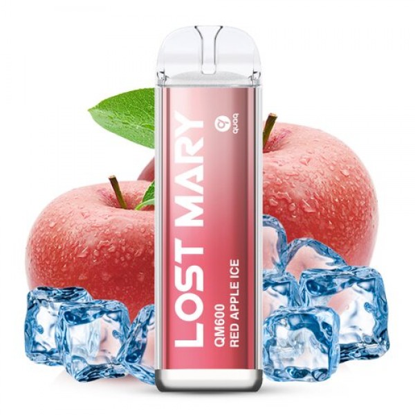 Lost Mary - QM600 Einweg E-Zigarette - Red Apple Ice 20mg/ml