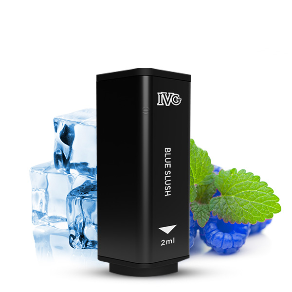 2x IVG 2400 4 Pod System Prefilled Pod - Blue Slush 20mg/ml