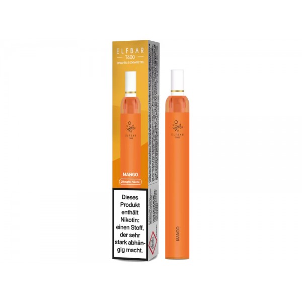 Elfbar T600 Einweg E-Zigarette - 20mg/ml Mango