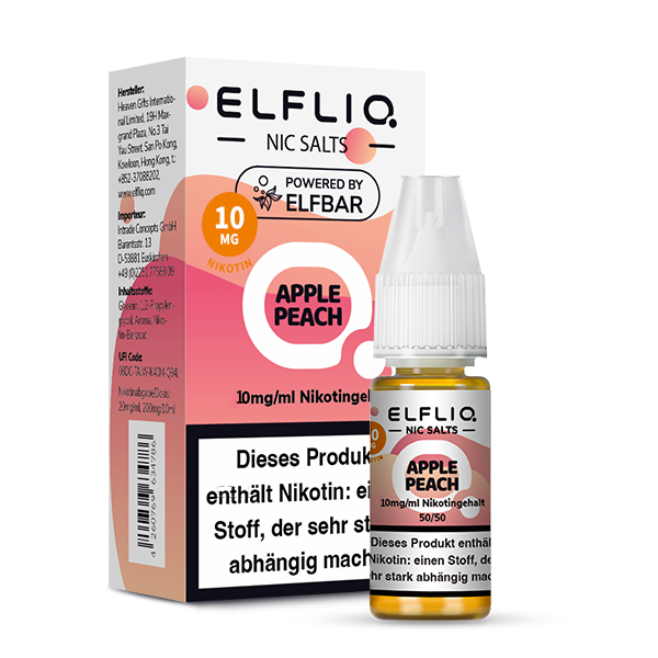 Elfliq Apple Peach - 10ml Nikotinsalz-Liquid