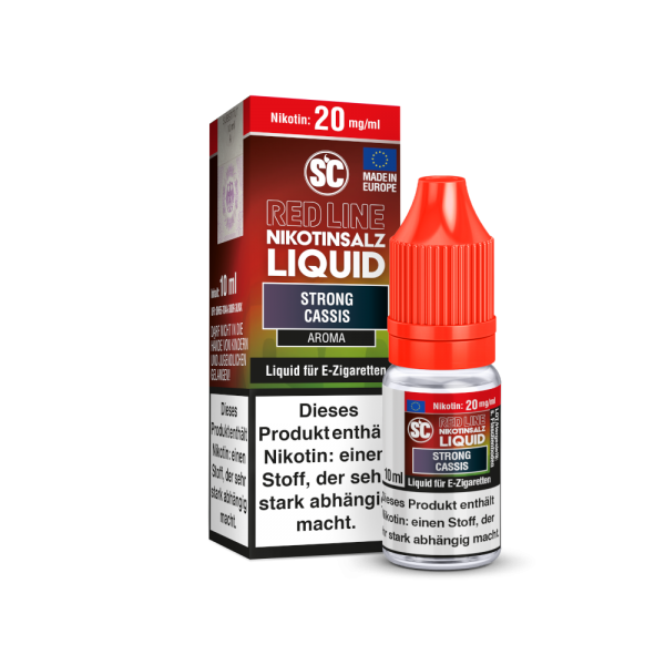 Red Line - Strong Cassis - 10ml Nikotinsalz-Liquid