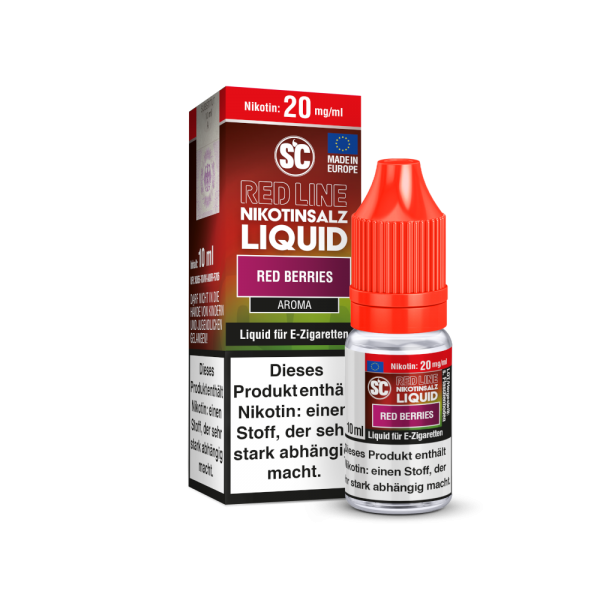 Red Line - Red Berries - 10ml Nikotinsalz-Liquid