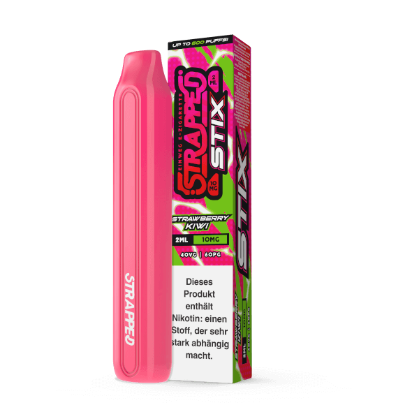 Strapped STIX - Strawberry Kiwi Einweg E-Zigarette