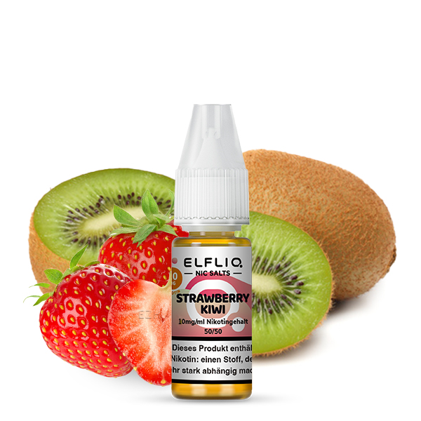 Elfliq Strawberry Kiwi - 10ml Nikotinsalz-Liquid