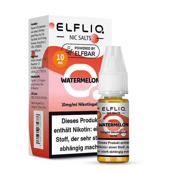 Elfliq Watermelon - 10ml Nikotinsalz-Liquid