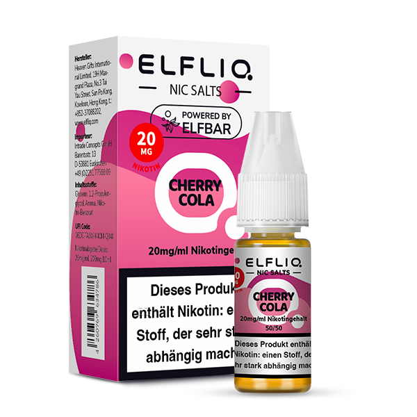 Elfliq Cherry Cola - 10ml Nikotinsalz-Liquid