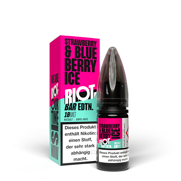 Bar Edition - Strawberry Blueberry Ice - 10ml Nikotinsalz-Liquid