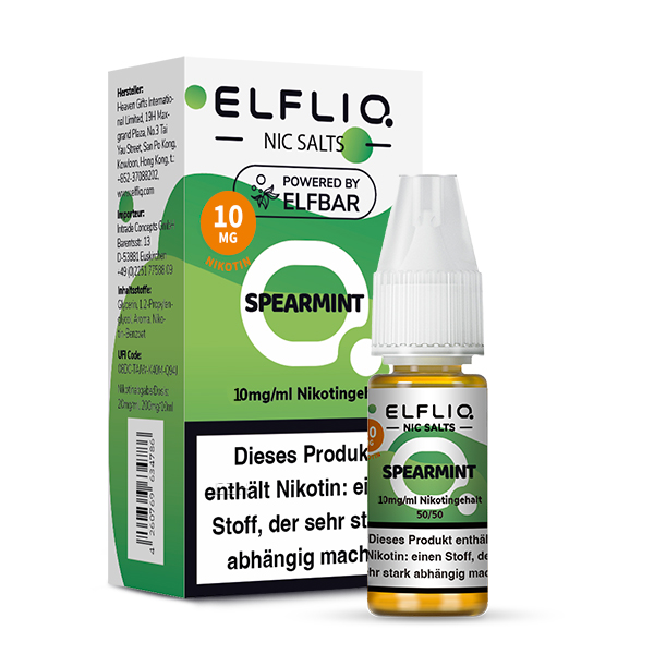 Elfliq Spearmint - 10ml Nikotinsalz-Liquid