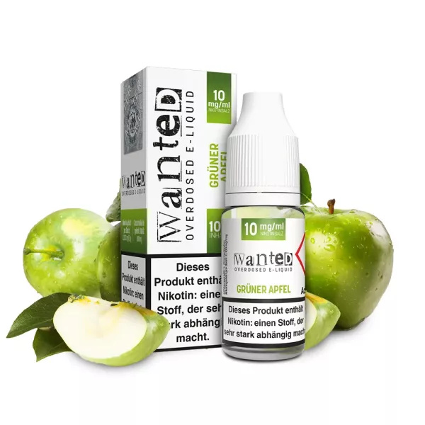 Grüner Apfel - 10ml Nikotinsalz-Liquid