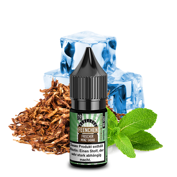 Frischer Minz Tabak Feenchen - 10ml Nikotinsalz-Liquid