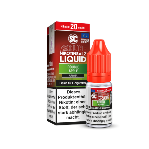 Red Line - Double Apple - 10ml Nikotinsalz-Liquid