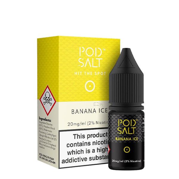 PodSalt - Banana Ice - 10ml Nikotinsalz-Liquid