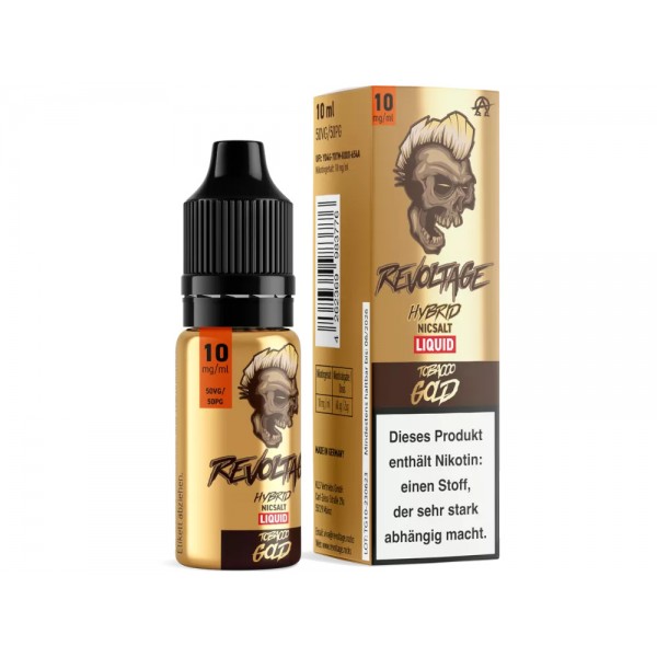 Tobacco Gold 10ml Hybrid-Nikotinsalz Liquid