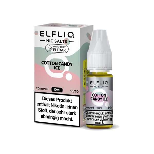 Elfliq Cotton Candy Ice - 10ml Nikotinsalz-Liquid