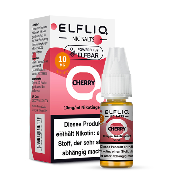 Elfliq Cherry - 10ml Nikotinsalz-Liquid