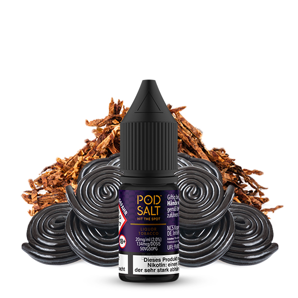 PodSalt - Origin Liqour Tobacco - 10ml Nikotinsalz-Liquid