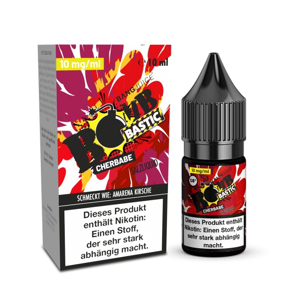 Bombbastic - Cherbabe - 10ml Nikotinsalz-Liquid