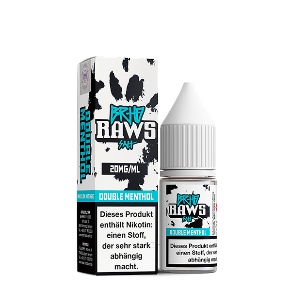 Raws Double Menthol - 10ml Nikotinsalz-Liquid