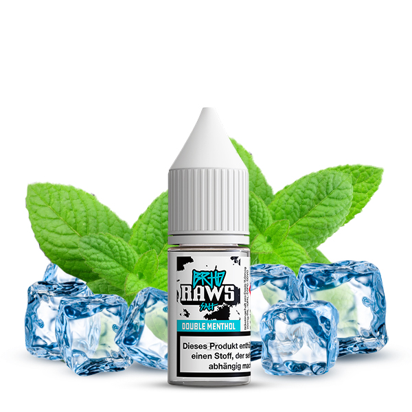 Raws Double Menthol - 10ml Nikotinsalz-Liquid