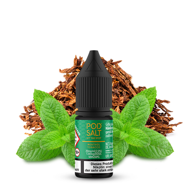 PodSalt - Origin Menthol Tobacco - 10ml Nikotinsalz-Liquid