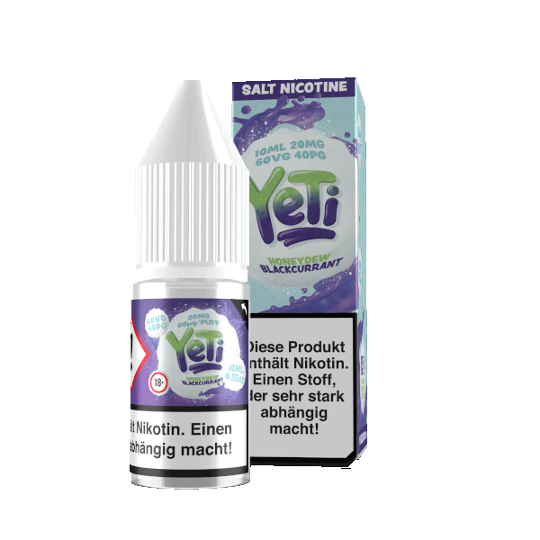 Yeti - 10ml Nikotinsalz Liquid - Honeydew Blackcurrant