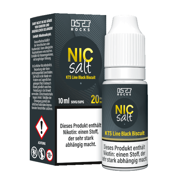 KTS - Black Biscuit 10ml Nikotinsalzliquid 20mg/ml