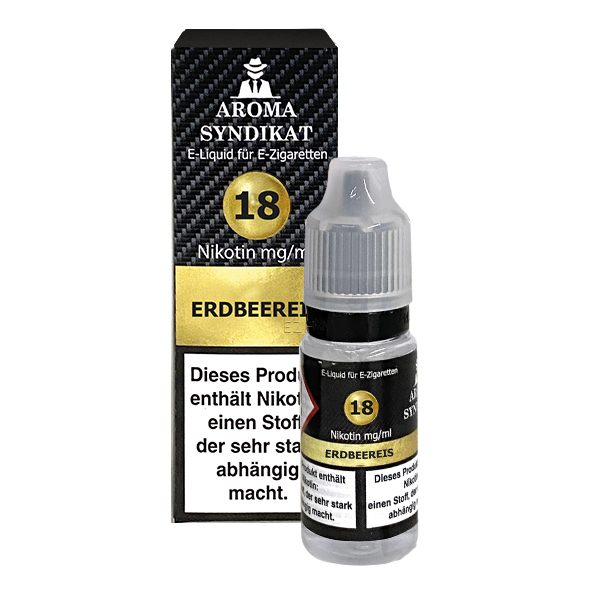 Erdbeereis - 10ml Nikotinsalz-Liquid 18mg/ml