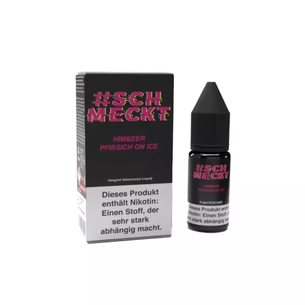 Himbeer Pfirsich on Ice 10ml Nikotinsalz-Liquid