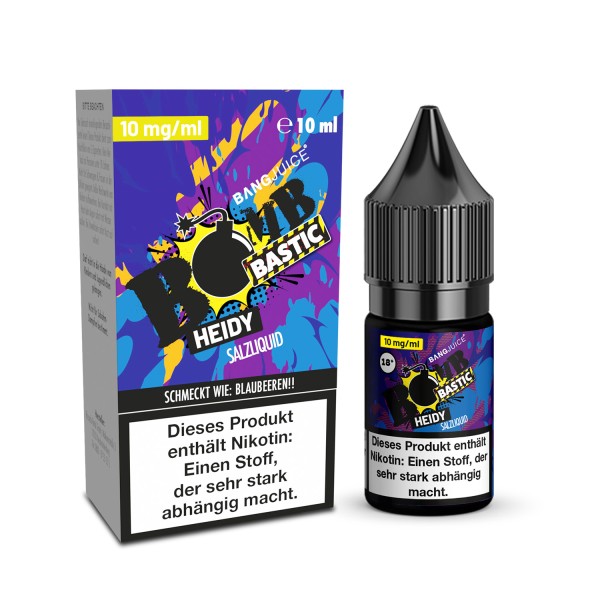 Bombbastic - Heidy - 10ml Nikotinsalz-Liquid