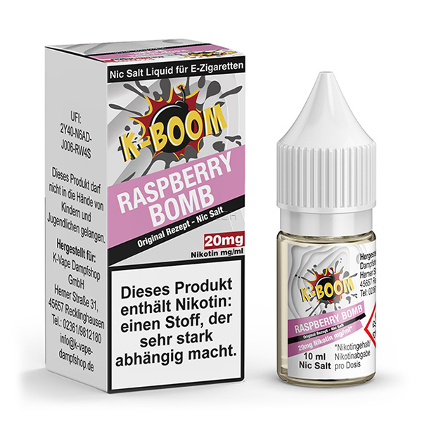 Raspberry Bomb 10ml Nikotinsalz-Liquid 20mg/ml