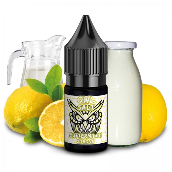 Buttermilch Zitrone - 10ml Nikotinsalz-Liquid