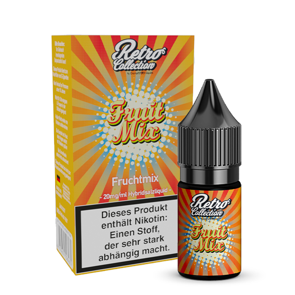 Retro Fruit Mix - 10ml Nikotinsalz-Liquid