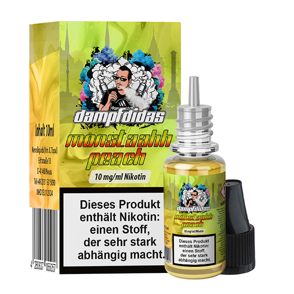 Monstaahh Peach - 10ml Nikotinsalz-Liquid