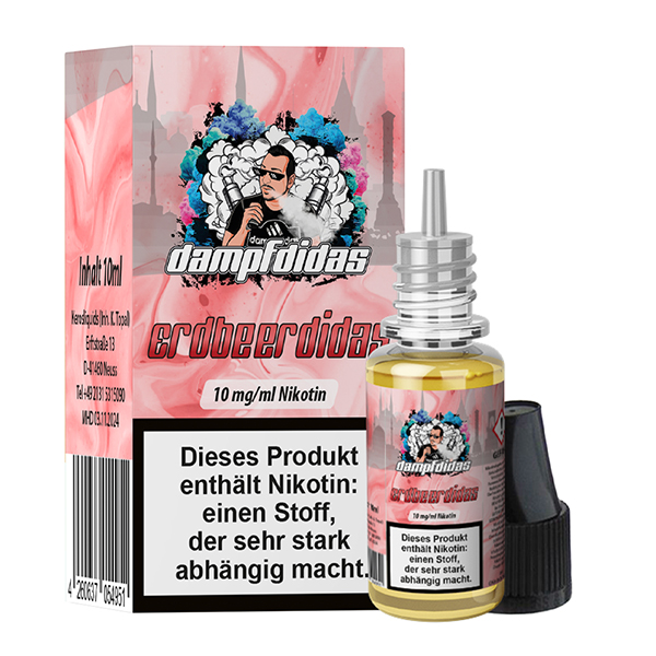 Erdbeerdidas - 10ml Nikotinsalz-Liquid