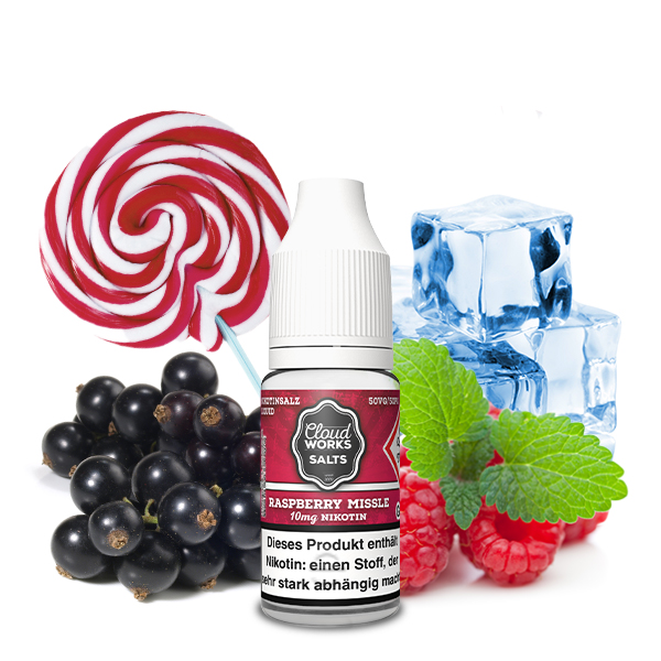 Raspberry Missile - 10ml Nikotinsalz-Liquid