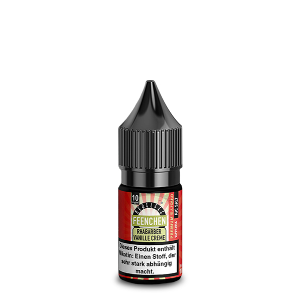 Rhabarber Vanillecreme Feenchen - 10ml Nikotinsalz-Liquid