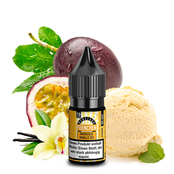 Maracuja Vanilleeis Feenchen - 10ml Nikotinsalz-Liquid