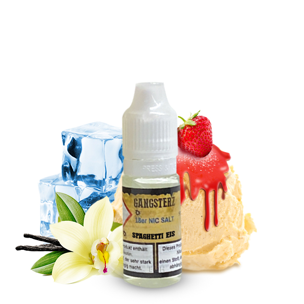 Spaghetti Eis - 10ml Nikotinsalz-Liquid 18mg/ml