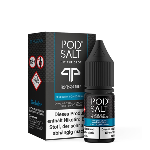 PodSalt - Fusion Blueberry Pomegranate - 10ml Nikotinsalz-Liquid