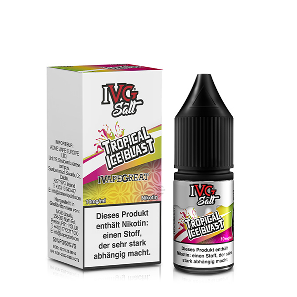 Tropical Ice Blast - 10ml Nikotinsalz-Liquid